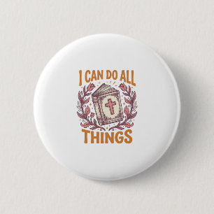 Christian Floral Faith Quote Vintage Shirt Design_ Button