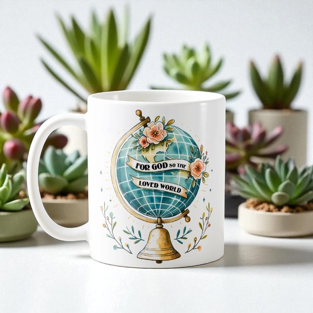 Christian For God So Loved the World Coffee Mug (Creator Uploaded)
