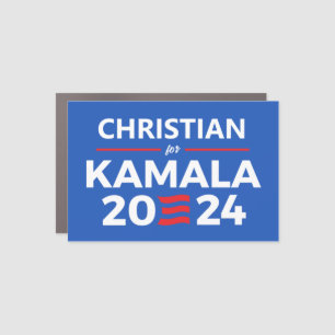 Christian for Kamala Harris Car Magnet