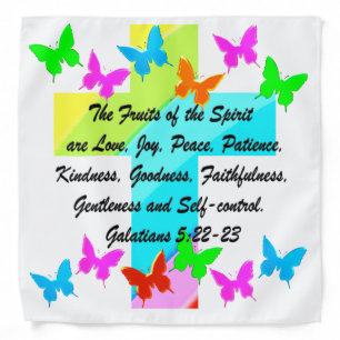CHRISTIAN FRUIT OF THE SPIRIT BANDANA