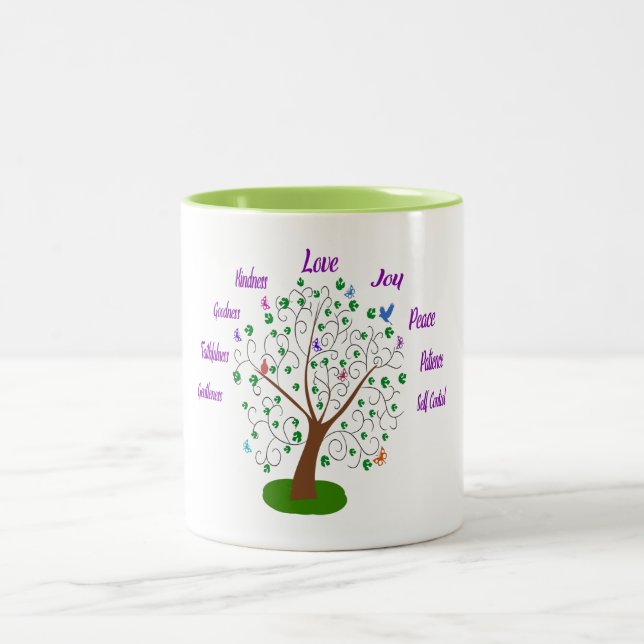 Christian Fruit Of The Spirit Coffee Mug (Center)