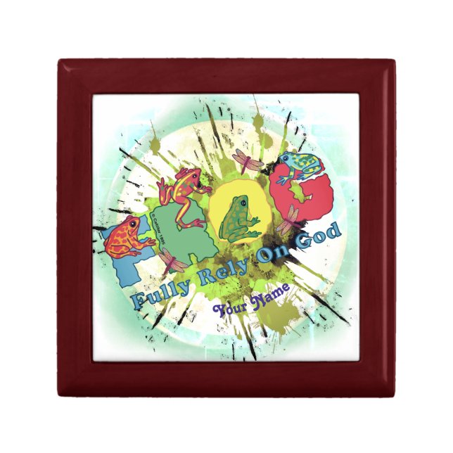 Christian Fully Rely On God  Gift Box (Front)