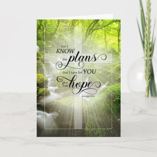 Christian Get Well Creek Scripture Jeremiah Card