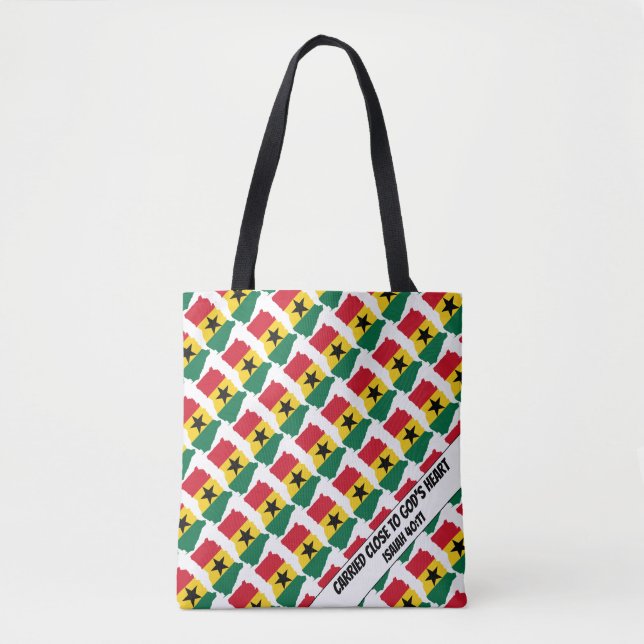 Christian GHANA FLAG  Tote Bag (Front)