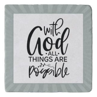 Christian Gift! Faith Based Affirmation Trivet