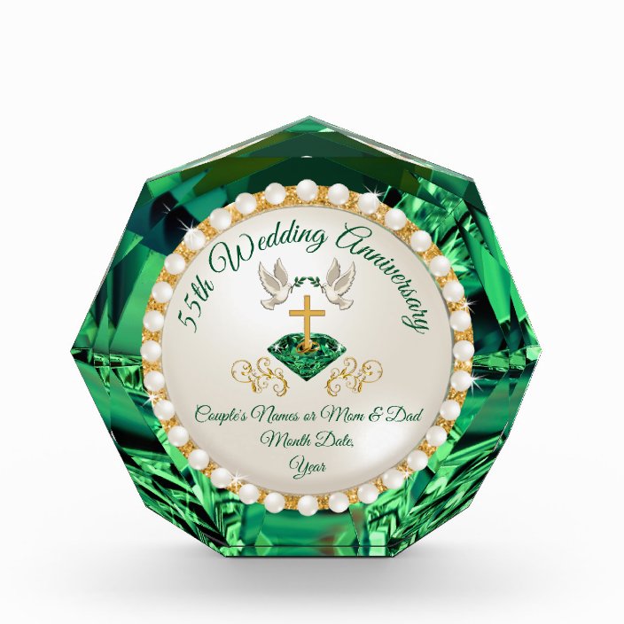 Christian, Gift for 55th Wedding Anniversary | Zazzle.com