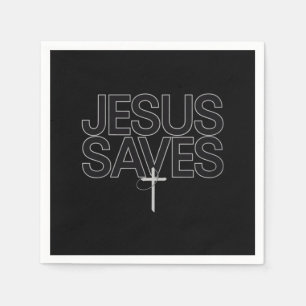 Christian Gift Jesus Faith Bible Verse Napkins