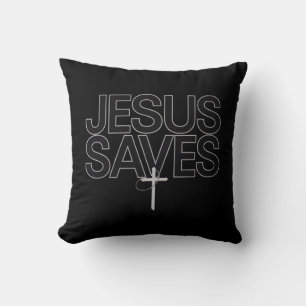 Christian Gift Jesus Faith Bible Verse Throw Pillow