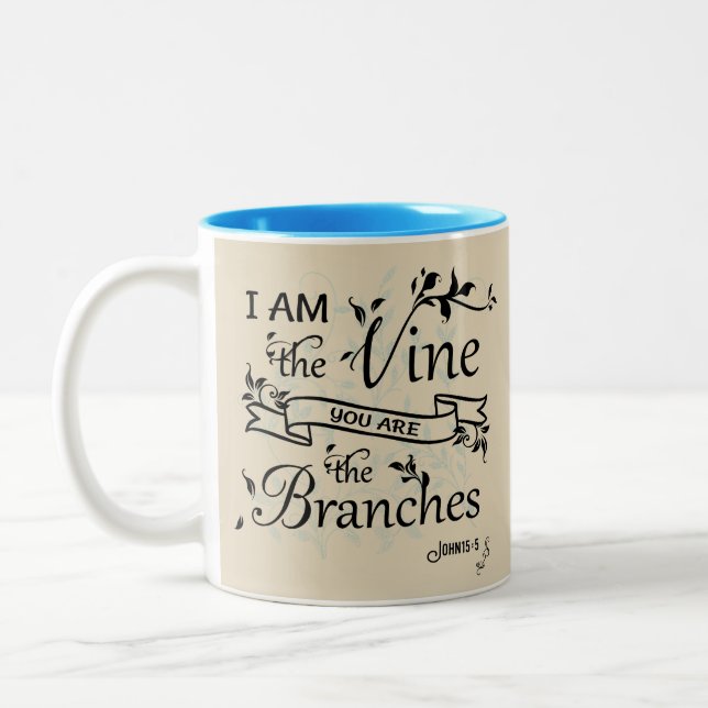 Christian Gift Mugs - I Am the Vine (Left)