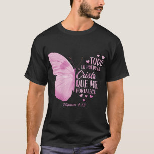 Christian Gift Women Spanish Religious Verse Sayin T-Shirt