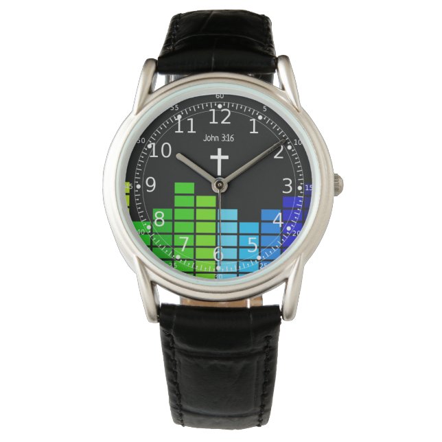 Christian Gifts for Teen Boys- Bible Scripture Watch (Front)