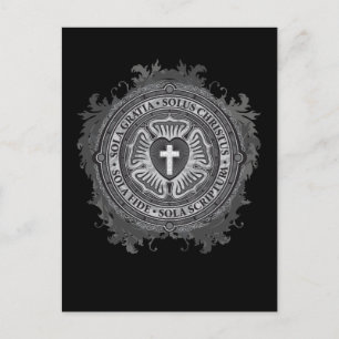 “CHRISTIAN GIFTS” Luther Rose Christian Jesus Lord Postcard