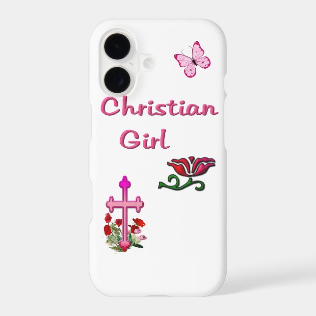 Christian Girl  Case-Mate iPhone Case (Back)