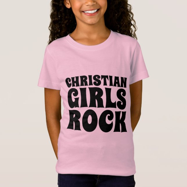 CHRISTIAN GIRLS ROCK T-shirts Tees (Front)