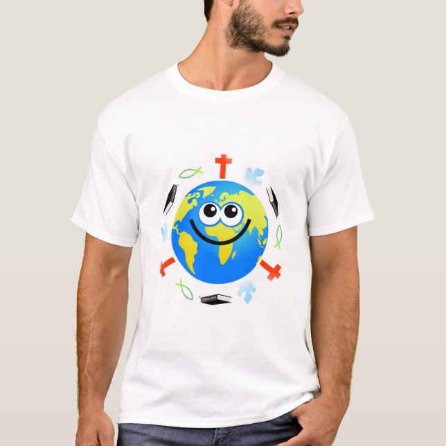 Christian Globe T-Shirt (Front)
