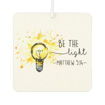 Christian God Be The Light Inspiration Air Freshener by Christian_Soldier at Zazzle