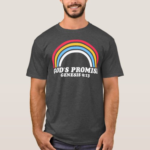 Christian Gods Promise Rainbow Genesis 913 Gift T_Shirt