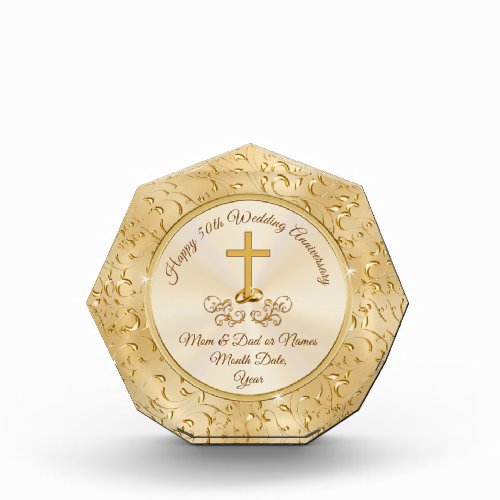 Christian Golden Anniversary Gifts for Parents