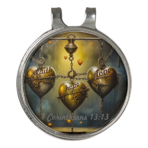 Christian Golf Hat Clip