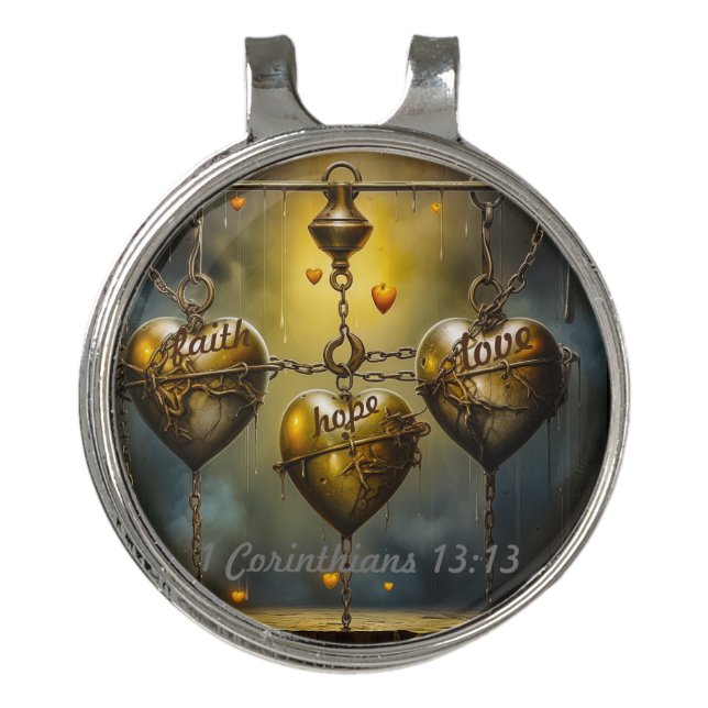 Christian Golf Hat Clip (Front)