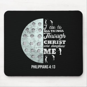 Christian Golf Philippians 413 Golfer Gifts Men Wo Mouse Pad