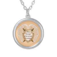 Christian Grandma round necklace