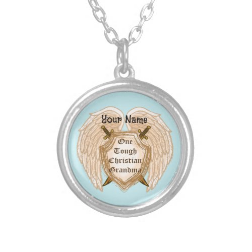 Christian Grandma round necklace