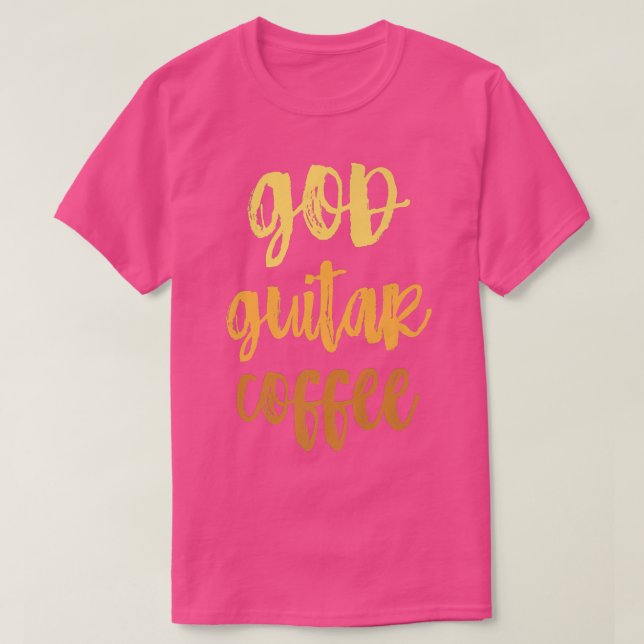 Christian Guitarist Church Worship Guitar Player15 T-Shirt (Design Front)