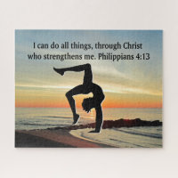 CHRISTIAN GYMNASTICS GIRL PUZZLE