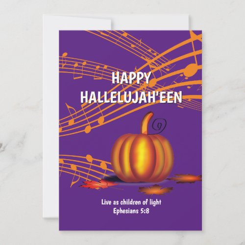 Christian Halloween Holiday Card
