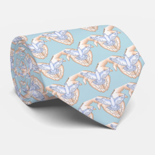 Christian Hands Dove Tie