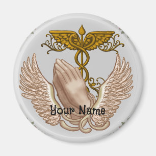 Christian Hands Nurse Magnet