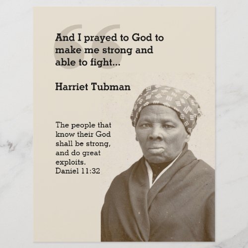 Christian HARRIET TUBMAN Quote 