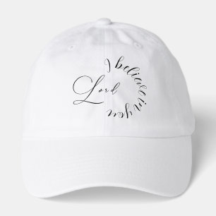 Christian hat. “Lord I believe in you” Hat