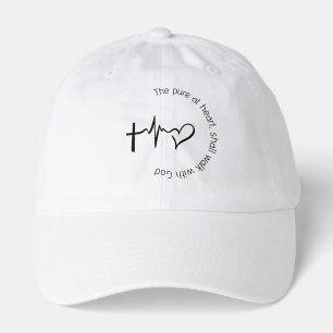 Christian hat “ Pure at heart”