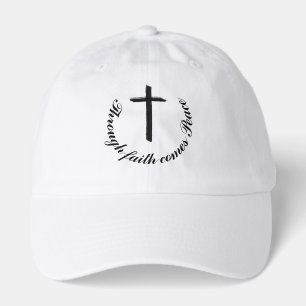 Christian Hat, Through faith comes Peace Hat