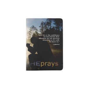 Christian HE PRAYS Passport Holder
