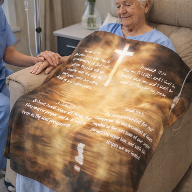 Christian Healing Prayer Shawl Lap Blanket (Creator Uploaded)