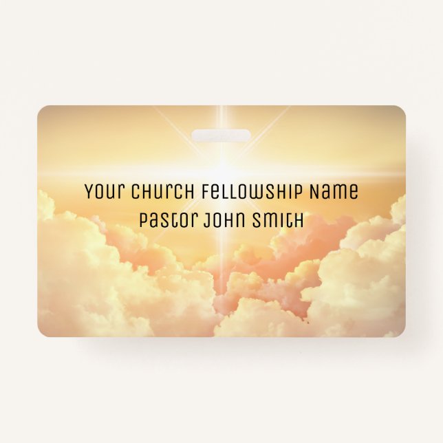 Christian Heavenly Cloud Church  Badge (Front)