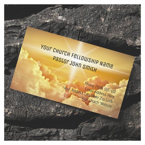 Christian Heavenly Cloud Church Business Cards