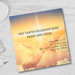 Christian Heavenly Cloud Church Directory 3 Ring Binder