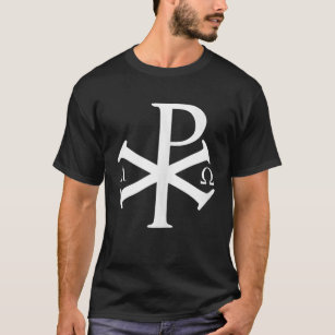 Christian History Alpha Omega Chi Rho byzantine Ch T-Shirt
