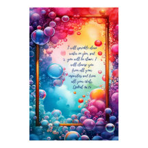 Christian Holy Bible Verse Ezekiel 36:25