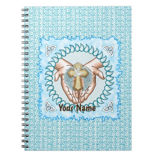 Christian Holy Spirit Hands  Notebook
