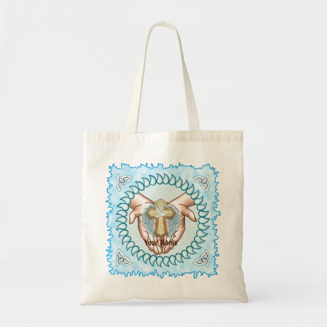 Christian Holy Spirit Hands  Tote Bag (Front)