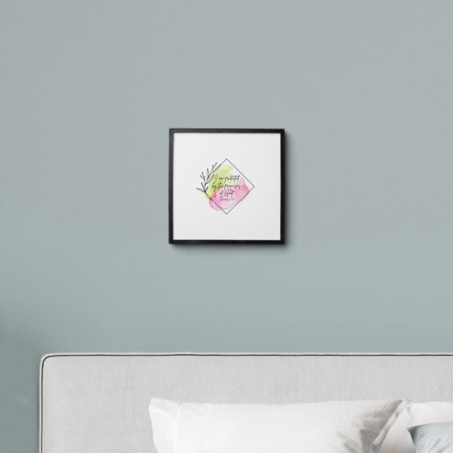 christian home decor peel and stick photo tile (Bedroom)