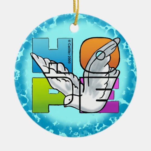 Christian Hope Dove Ornament