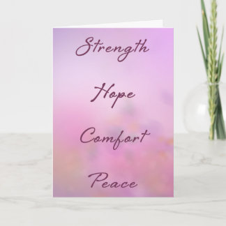 Christian Hope Encouragment Card