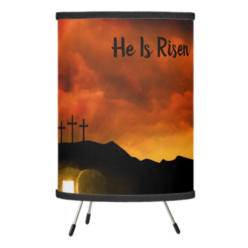 Christian Hope _ He Is Risen _ Table Lamp