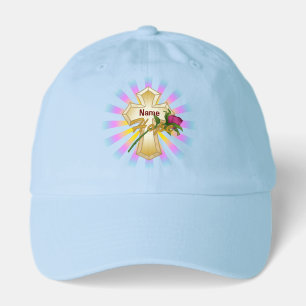 Christian Hope Rose Cross Hat